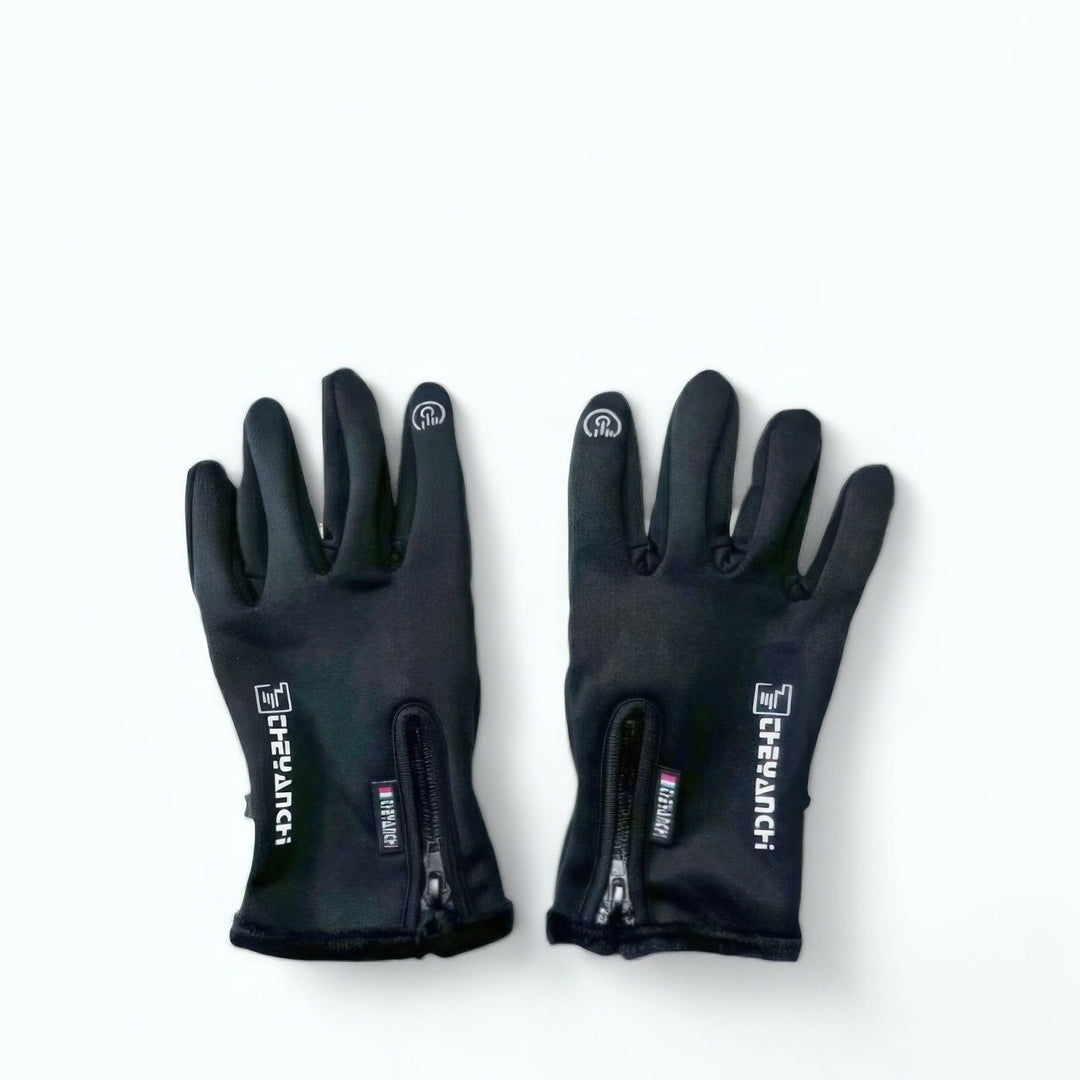 Raisin Black Gants Chauffants et Respirants Vélo