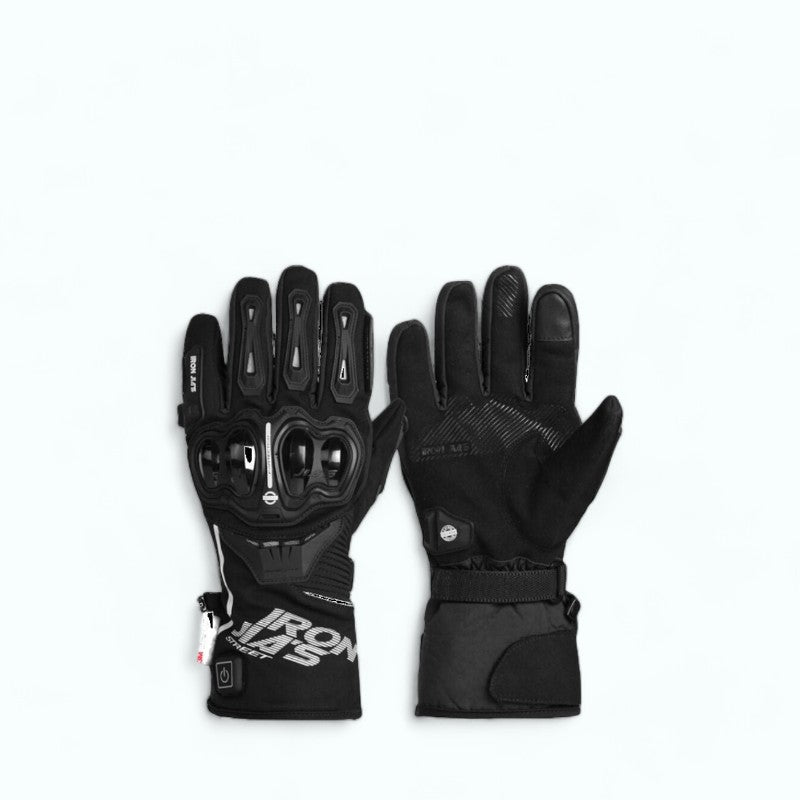 Raisin Black / Avec batteries / M Gants Chauffants Moto Femme Homologués