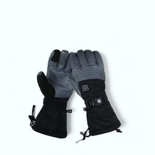 Battleship Gray / S Gants chauffants Ski Électrique