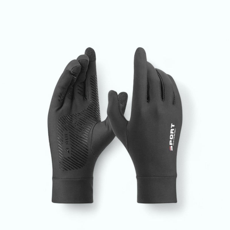 Raisin Black / S Gants Fins Chaud Tactiles