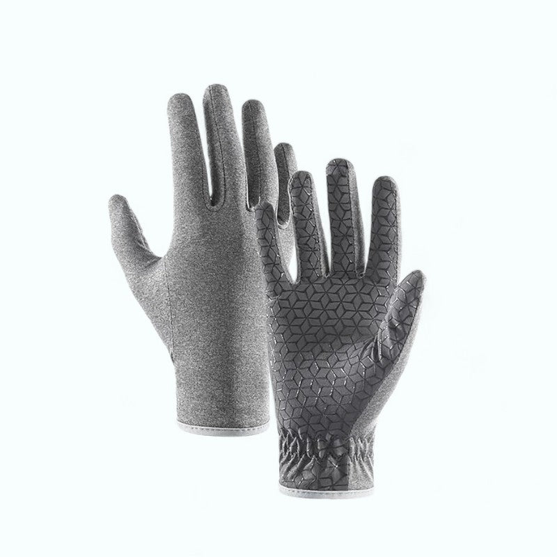 Cadet Gray / L Gants Tactiles Chauds