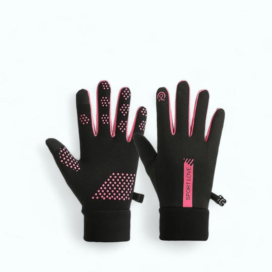 Pink Lavender Gants Tactiles Femme